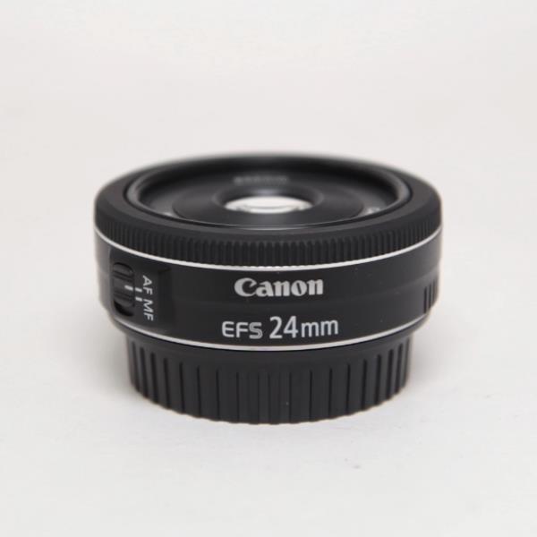 Used Canon EF-S 24mm f/2.8 STM Wide Angle Pancake Lens