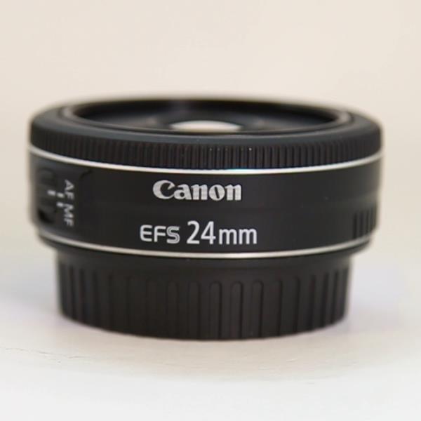 Used Canon EF-S 24mm f/2.8 STM Wide Angle Pancake Lens