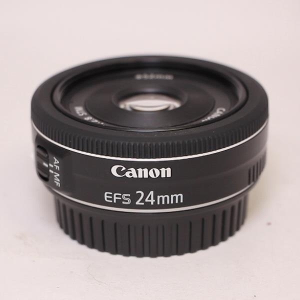 Used Canon EF-S 24mm f/2.8 STM Wide Angle Pancake Lens
