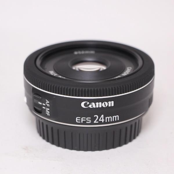 Used Canon EF-S 24mm f/2.8 STM Wide Angle Pancake Lens