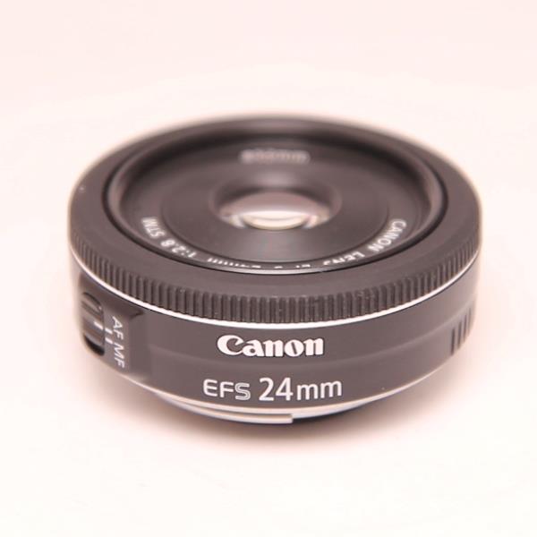 Used Canon EF-S 24mm f/2.8 STM Wide Angle Pancake Lens