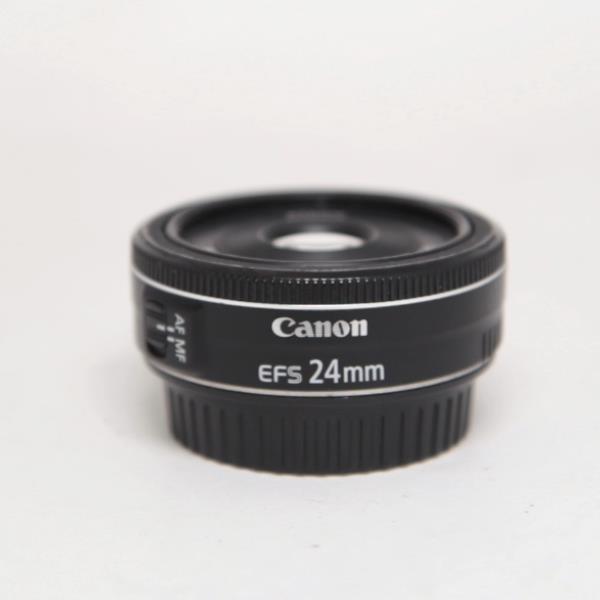 Used Canon EF-S 24mm f/2.8 STM Wide Angle Pancake Lens