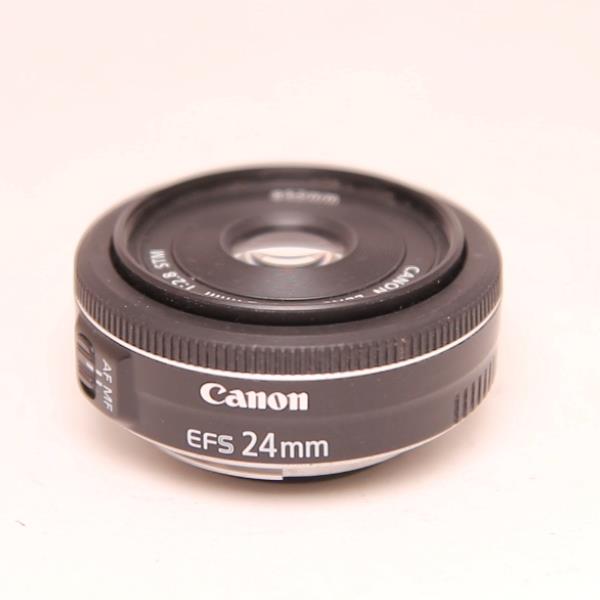 Used Canon EF-S 24mm f/2.8 STM Wide Angle Pancake Lens
