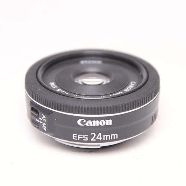 Used Canon EF-S 24mm f/2.8 STM Wide Angle Pancake Lens
