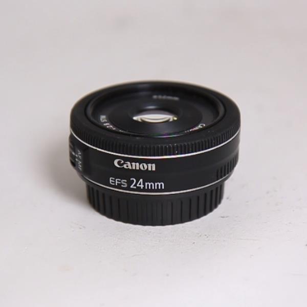 Used Canon EF-S 24mm f/2.8 STM Wide Angle Pancake Lens