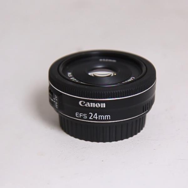 Used Canon EF-S 24mm f/2.8 STM Wide Angle Pancake Lens