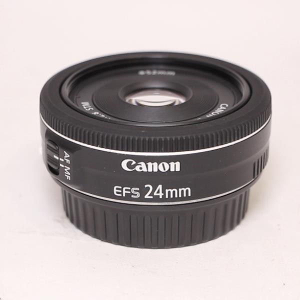 Used Canon EF-S 24mm f/2.8 STM Wide Angle Pancake Lens