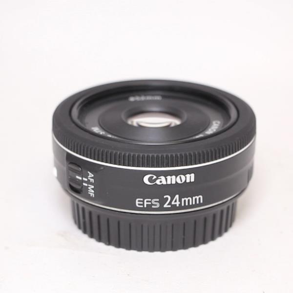 Used Canon EF-S 24mm f/2.8 STM Wide Angle Pancake Lens