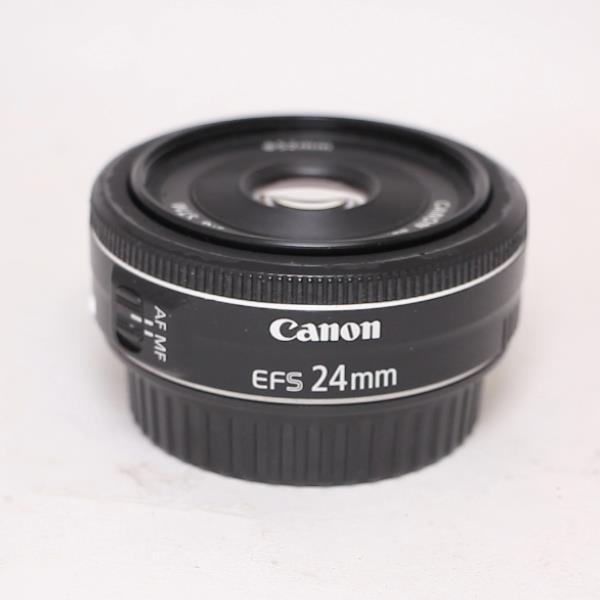 Used Canon EF-S 24mm f/2.8 STM Wide Angle Pancake Lens
