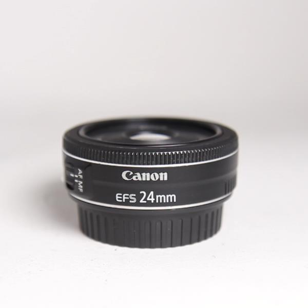 Used Canon EF-S 24mm f/2.8 STM Wide Angle Pancake Lens