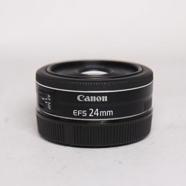 Used Canon EF-S 24mm f/2.8 STM Wide Angle Pancake Lens