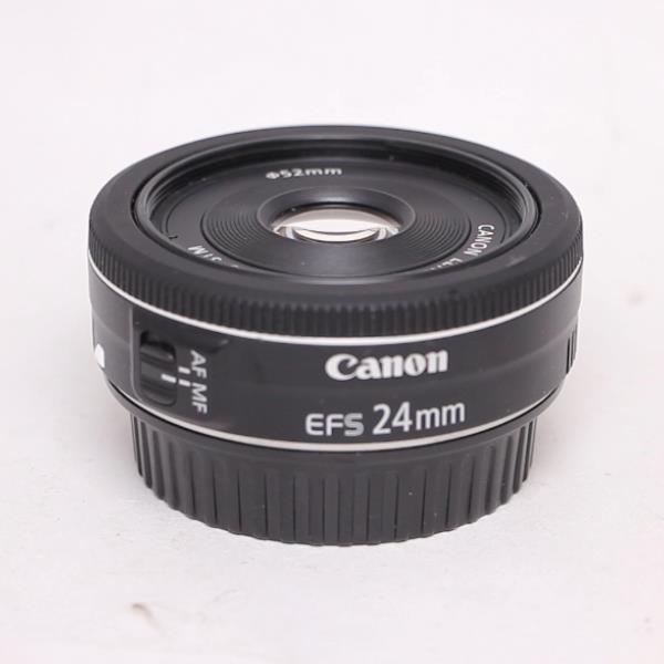 Used Canon EF-S 24mm f/2.8 STM Wide Angle Pancake Lens