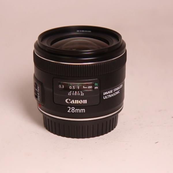 Used Canon EF 28mm f/2.8 IS USM Wide Angle Lens