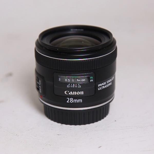 Used Canon EF 28mm f/2.8 IS USM Wide Angle Lens