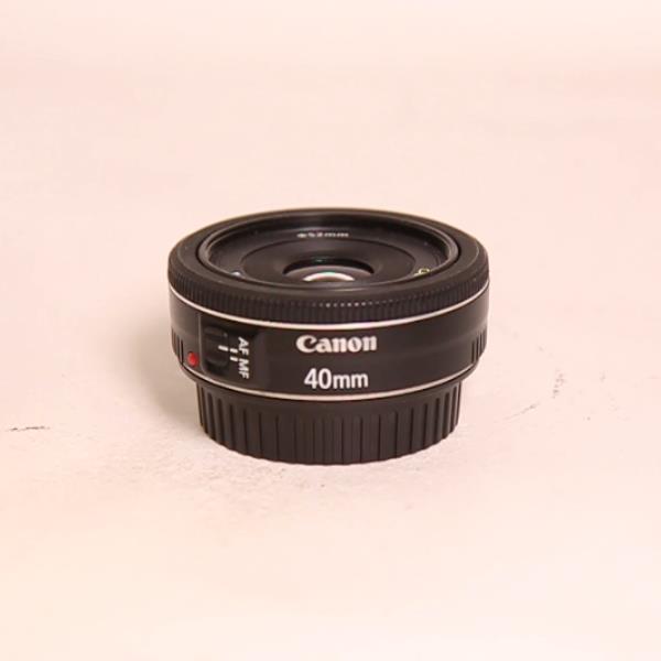 Used Canon EF 40mm f/2.8 STM Pancake Lens