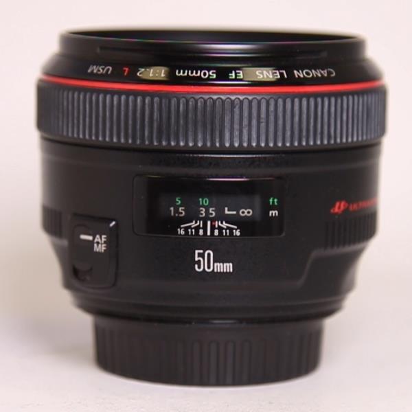 Used Canon EF 50mm f/1.2L USM Standard Lens