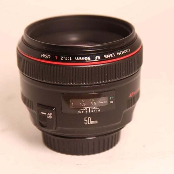 Used Canon EF 50mm f/1.2L USM Standard Lens