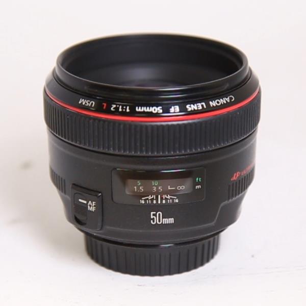 Used Canon EF 50mm f/1.2L USM Standard Lens