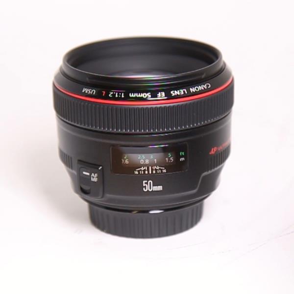 Used Canon EF 50mm f/1.2L USM Standard Lens
