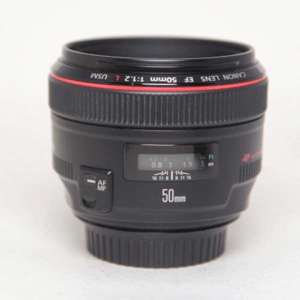 Used Canon EF 50mm f/1.2L USM Standard Lens