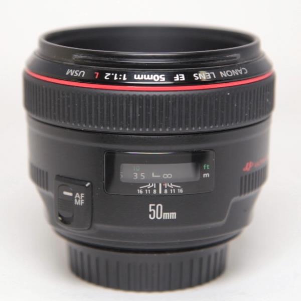 Used Canon EF 50mm f/1.2L USM Standard Lens