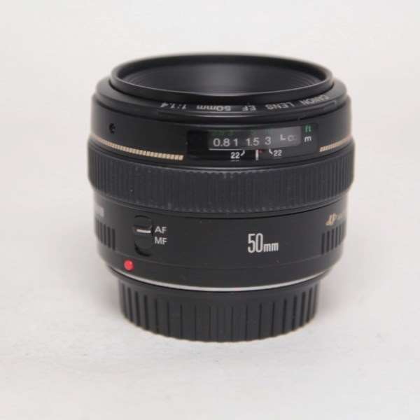 Used Canon EF 50mm f/1.4 USM Standard Lens