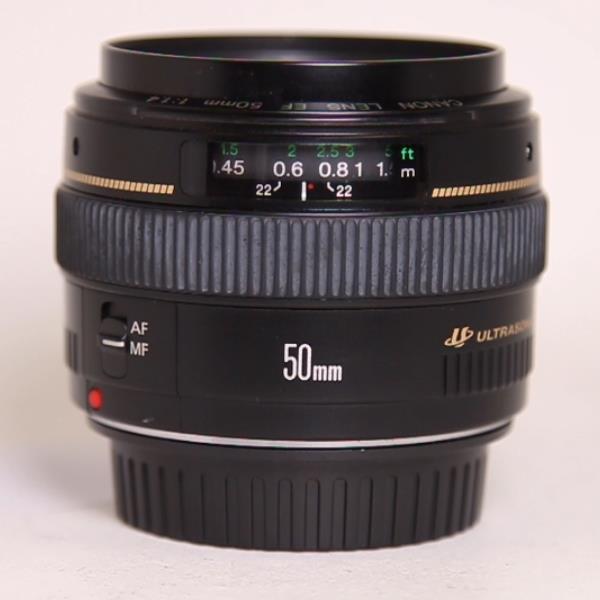 Used Canon EF 50mm f/1.4 USM Standard Lens