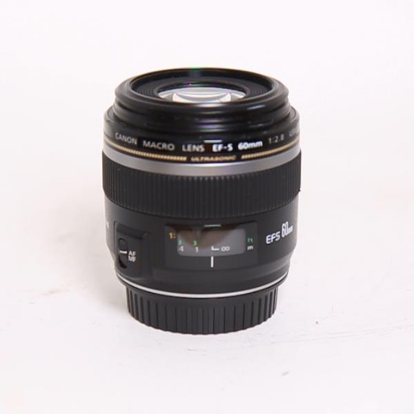 Used Canon EF-S 60mm f/2.8 Autofocus Macro Lens