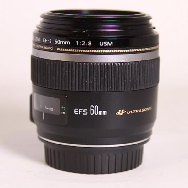 Used Canon EF-S 60mm f/2.8 Autofocus Macro Lens