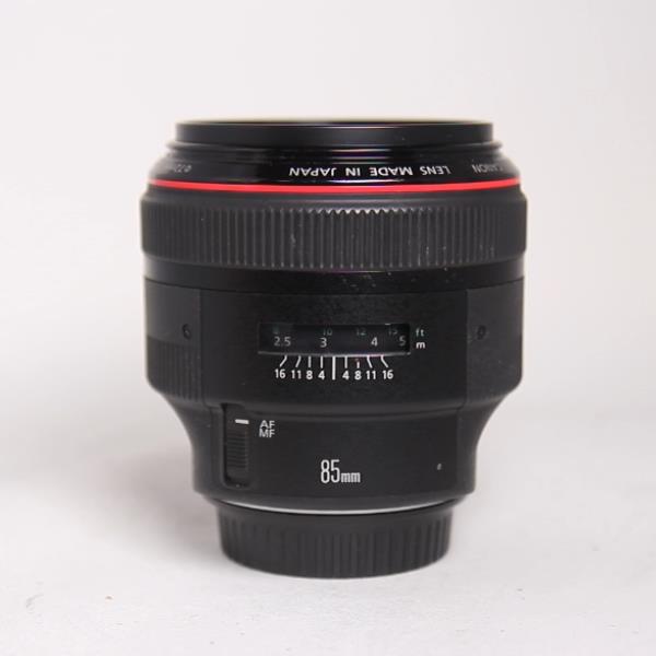 Used Canon EF 85mm f/1.2L II USM Short Telephoto Lens