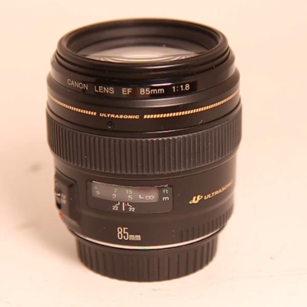 Used Canon EF 85mm f/1.8 USM Short Telephoto Lens