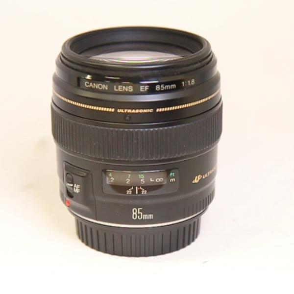 Used Canon EF 85mm f/1.8 USM Short Telephoto Lens