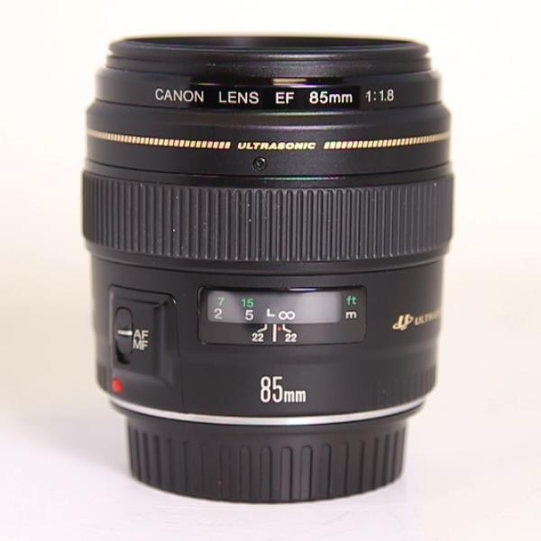 Used Canon EF 85mm f/1.8 USM Short Telephoto Lens