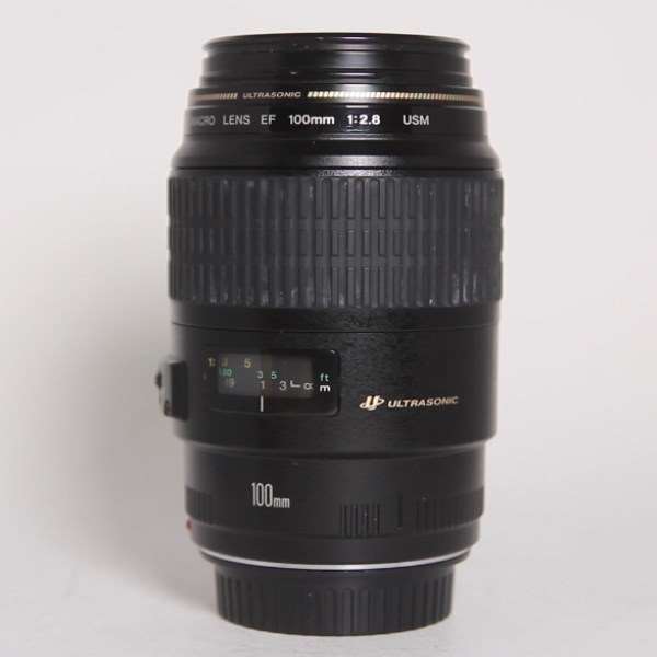 Used Canon EF 100mm f/2.8 USM Autofocus Macro Lens