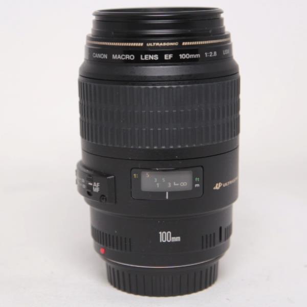 Used Canon EF 100mm f/2.8 USM Autofocus Macro Lens