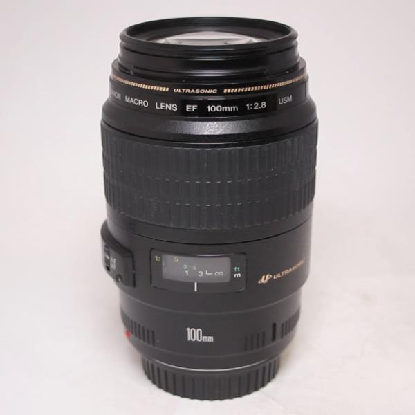 Used Canon EF 100mm f/2.8 USM Autofocus Macro Lens