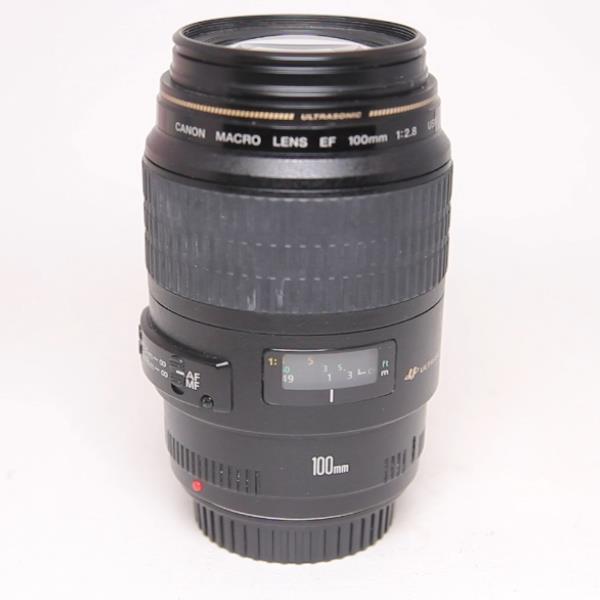 Used Canon EF 100mm f/2.8 USM Autofocus Macro Lens