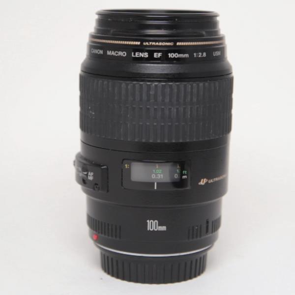Used Canon EF 100mm f/2.8 USM Autofocus Macro Lens