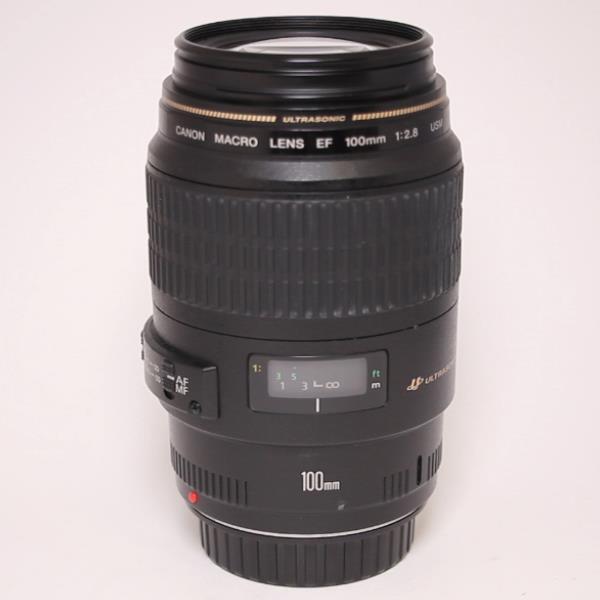 Used Canon EF 100mm f/2.8 USM Autofocus Macro Lens