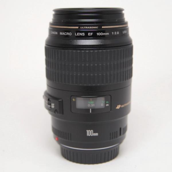 Used Canon EF 100mm f/2.8 USM Autofocus Macro Lens