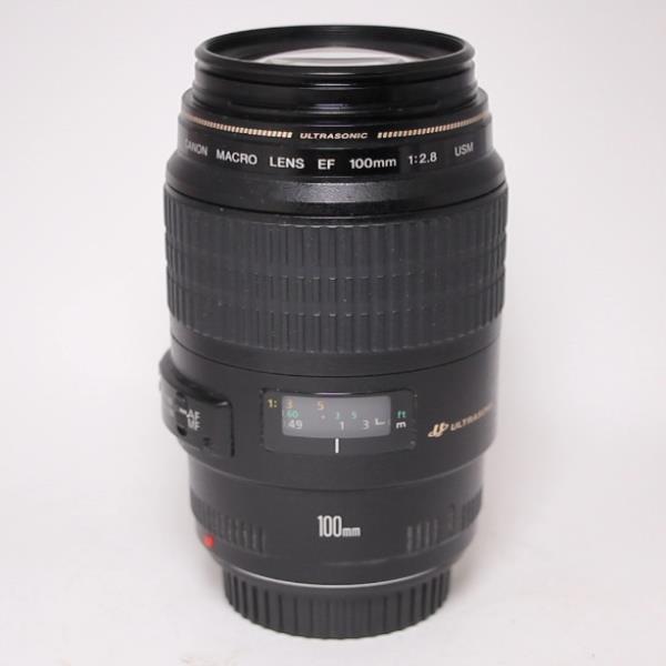 Used Canon EF 100mm f/2.8 USM Autofocus Macro Lens