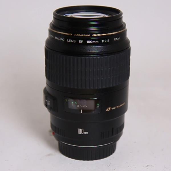 Used Canon EF 100mm f/2.8 USM Autofocus Macro Lens