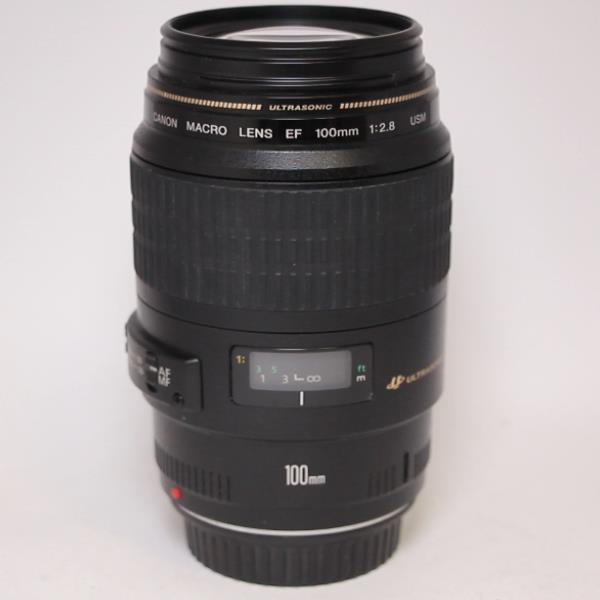 Used Canon EF 100mm f/2.8 USM Autofocus Macro Lens