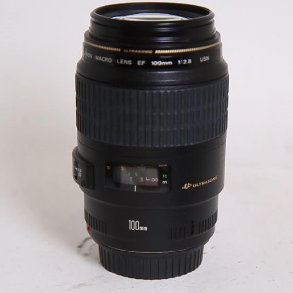 Used Canon EF 100mm f/2.8 USM Autofocus Macro Lens