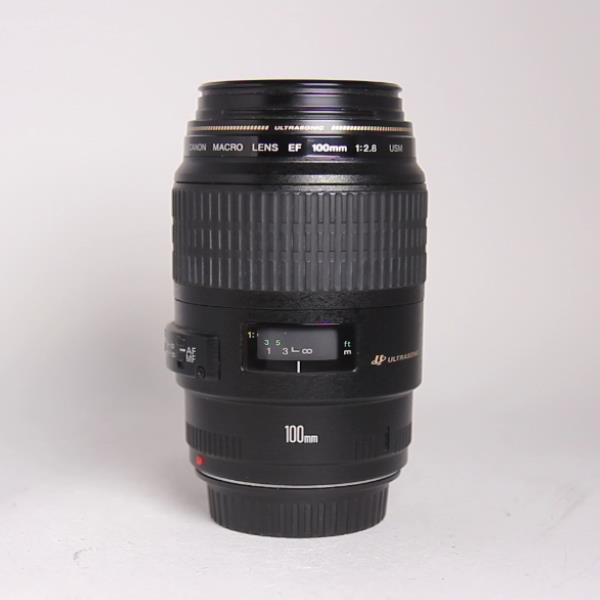 Used Canon EF 100mm f/2.8 USM Autofocus Macro Lens