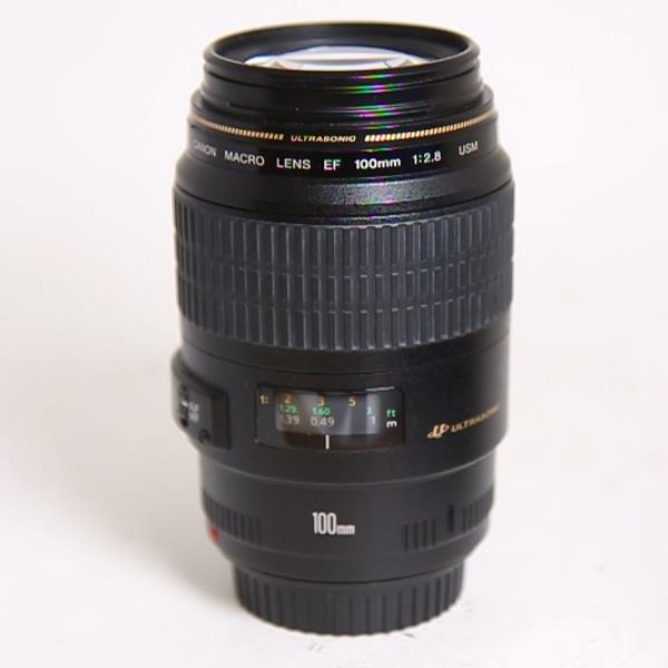 Used Canon EF 100mm f/2.8 USM Autofocus Macro Lens