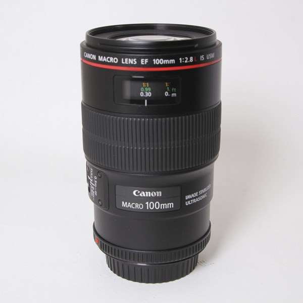 USED Canon EF 100mm f/2.8L IS USM Autofocus Macro Lens