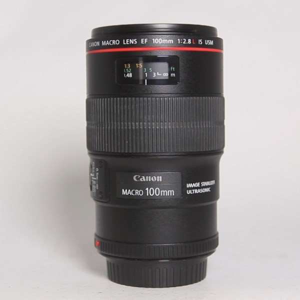 Used Canon EF 100mm f/2.8L IS USM Autofocus Macro Lens