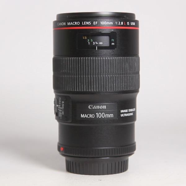 Used Canon EF 100mm f/2.8L IS USM Autofocus Macro Lens