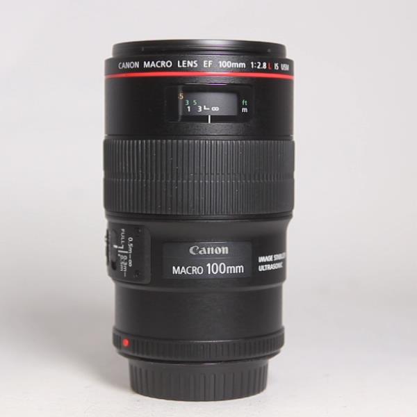 Used Canon EF 100mm f/2.8L IS USM Autofocus Macro Lens